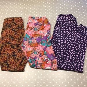 3/$15 3 lularoe leggings